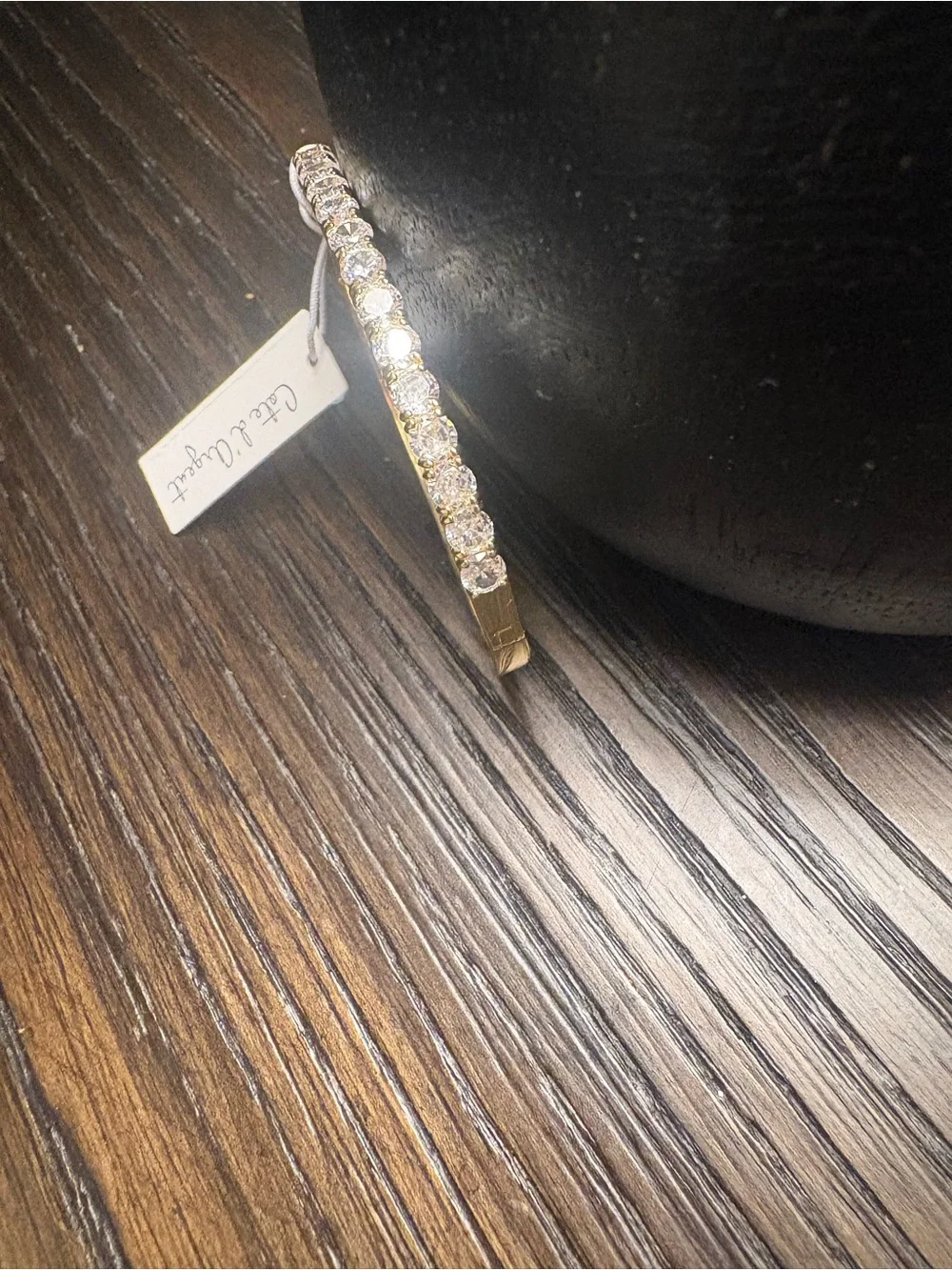 NEW Cate d’Argent gold tennis bracelet